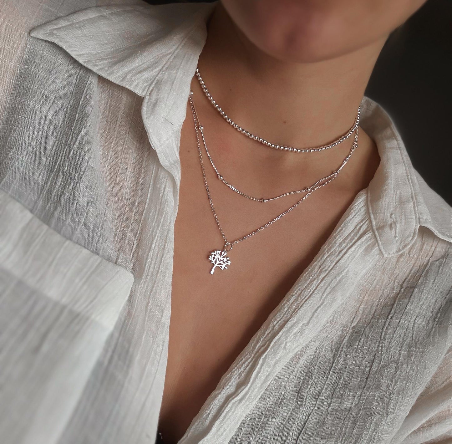 Silver Chain Necklace