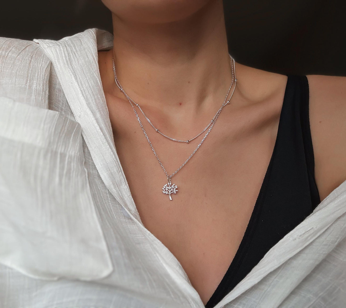 Silver Chain Necklace
